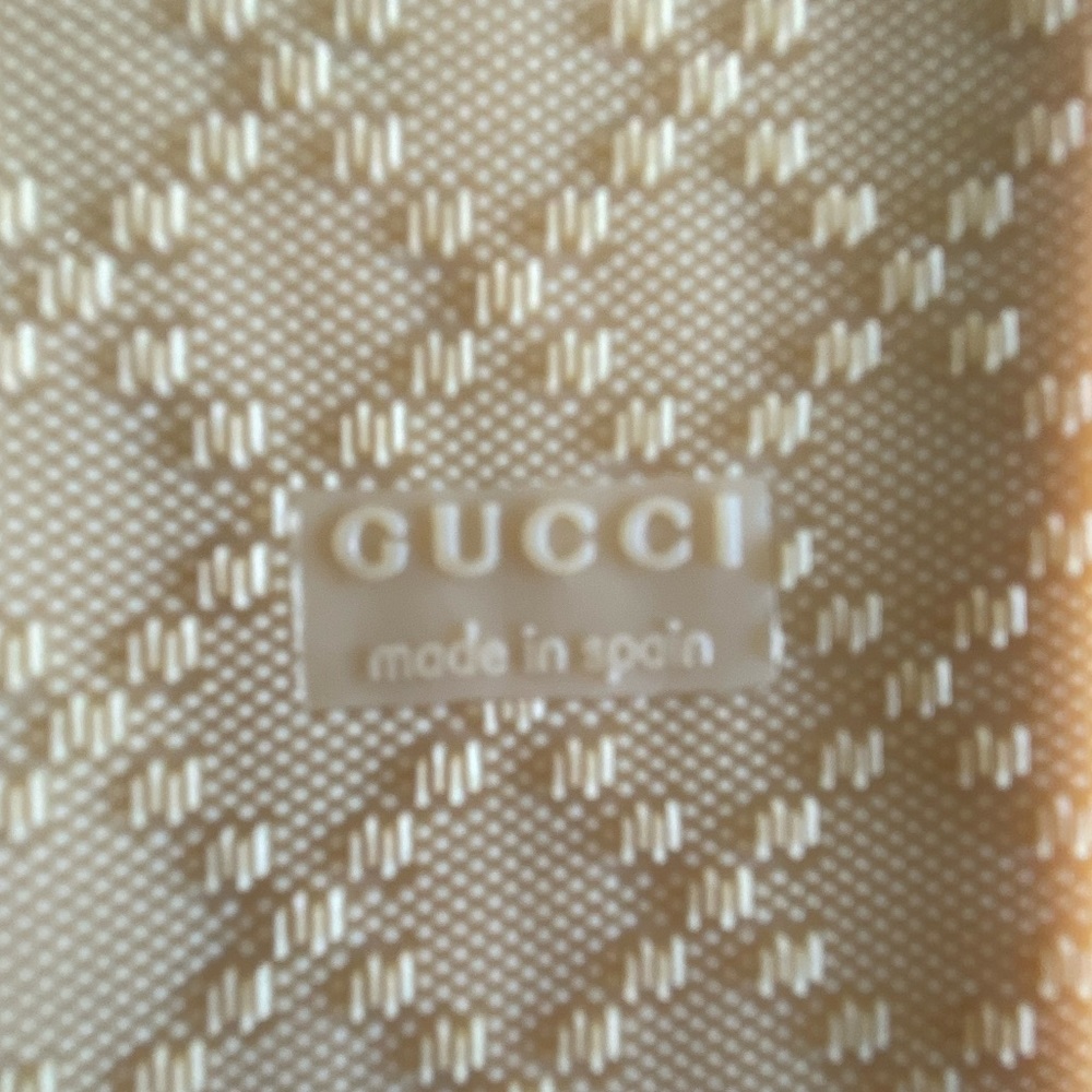 Gold Gucci loafers w/ embroidered flowers - Picture 4 of 4